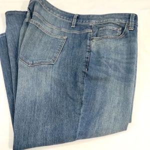 Sonoma Women's Boyfriend Stone Washed Straight Leg Denim Ankle Jeans Size 22